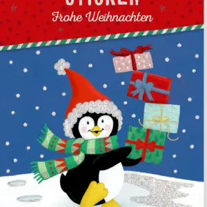 Coppenrath Sticker Frohe Weihnachten Pinguin