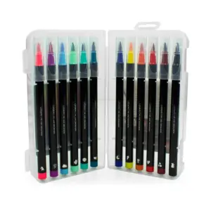 Legami Set mit 12 Filzstiften mit Pinselspitze – Brush Markers