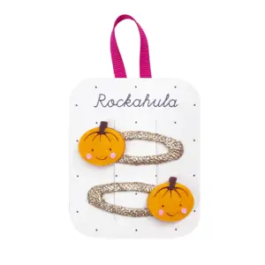 Rockahula Haarspangen HAL411 Kürbis Halloween