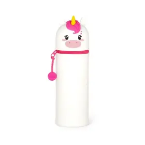 Legami 2-in-1-Federmäppchen aus Silikon – Kawaii Einhorn