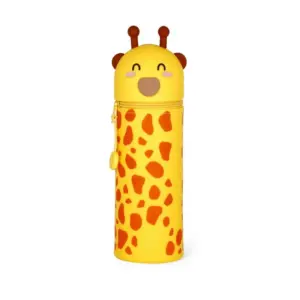 Legami 2-in-1-Federmäppchen aus Silikon – Kawaii Giraffe