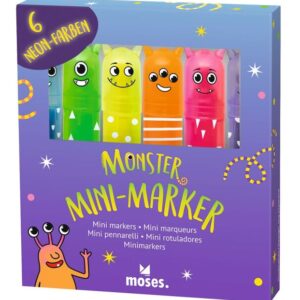 moses Monster Mini-Marker 6er Set