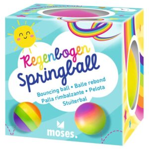 moses Regenbogen-Springball bunt