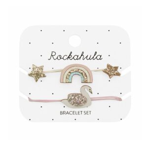 Rockahula Armbandset Regenbogen und Schwan Y227M