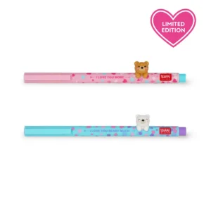 Legami Set mit 2 Gelstiften – Beary in Love