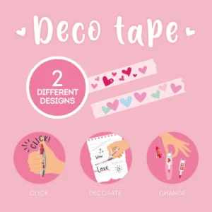 Legami Stift mit Dekoband – Deco Tape