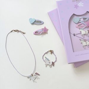 Rockahula Einhorn Haar und Schmuck Set Y206W