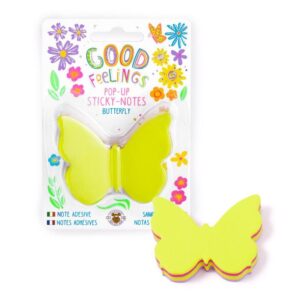 Trendhaus GFH Sticky Notes Pop-Up Schmetterling 5×20 Blatt