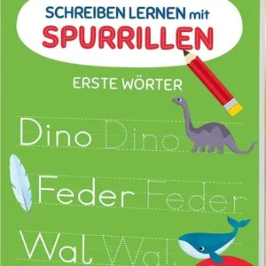 Buch Schreiben lernen mit Spurrillen – Erste Wörter
