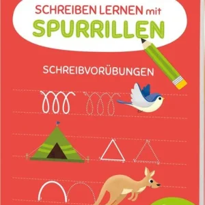 Buch Schreiben lernen mit Spurrillen – Schreibvorübungen