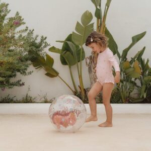 Little Dutch Strandball –  rosa mit Seepferdchen