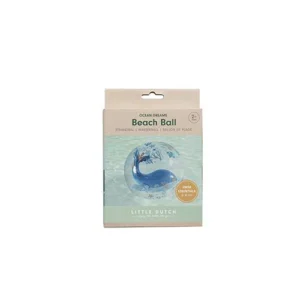 Little Dutch Strandball – Blau mit Wal
