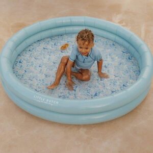Little Dutch Aufblasbarer Pool groß – Blau – Ocean Dreams