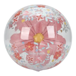 Little Dutch Strandball 3D -Figur rosa Blumen