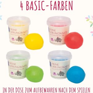 Feuchtmann MEINE LIEBLINGSKNETE Basic Edition – Knetset 4 x 130g