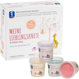 Feuchtmann MEINE LIEBLINGSKNETE Pastell Edition – Knetset 4 x 130g