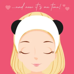 Legami Haarband – Me Time Panda weiß