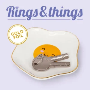 Legami Keramikteller – Rings & Things Egg