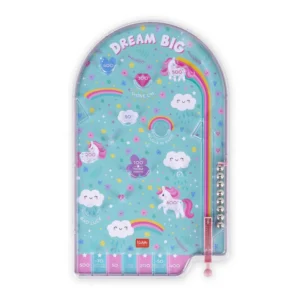 Legami  Tragbarer Flipper – Mini Pinball Einhorn