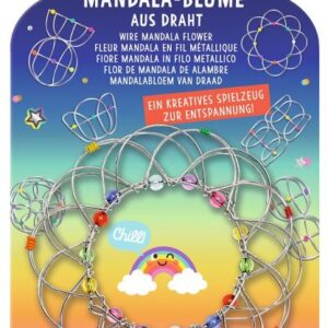 moses Happy Day Mandala-Blume aus Draht