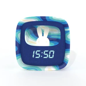 MOB BILLY CLOCK AND LIGHT – BLUE WAVES Wecker und Nachtlicht