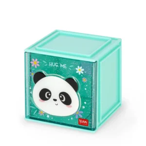 Legami Erweiterbare Schreibtischbox – Cutie Cube Panda