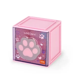 Legami Erweiterbare Schreibtischbox – Cutie Cube Katze