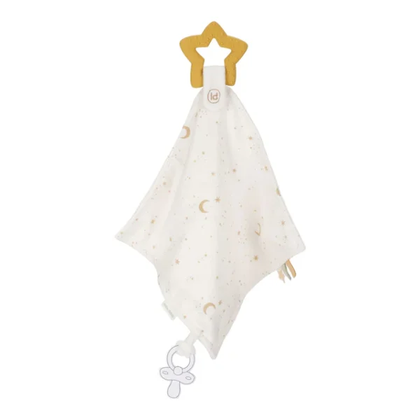 Little Dutch Kuscheltuch Schnuffeltuch Baby mit Beißring - Newborn Naturals