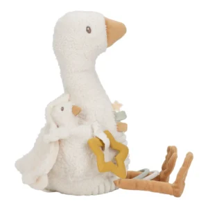 LD 8431 Aktivitäten-Kuscheltier Gans – Weiß – Kleine Gans