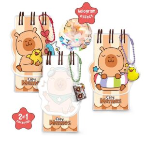 Trendhaus Capybara CP HL-5 Mini-Blöckchen 2-in-1 104 Blatt, 3-fach sortiert