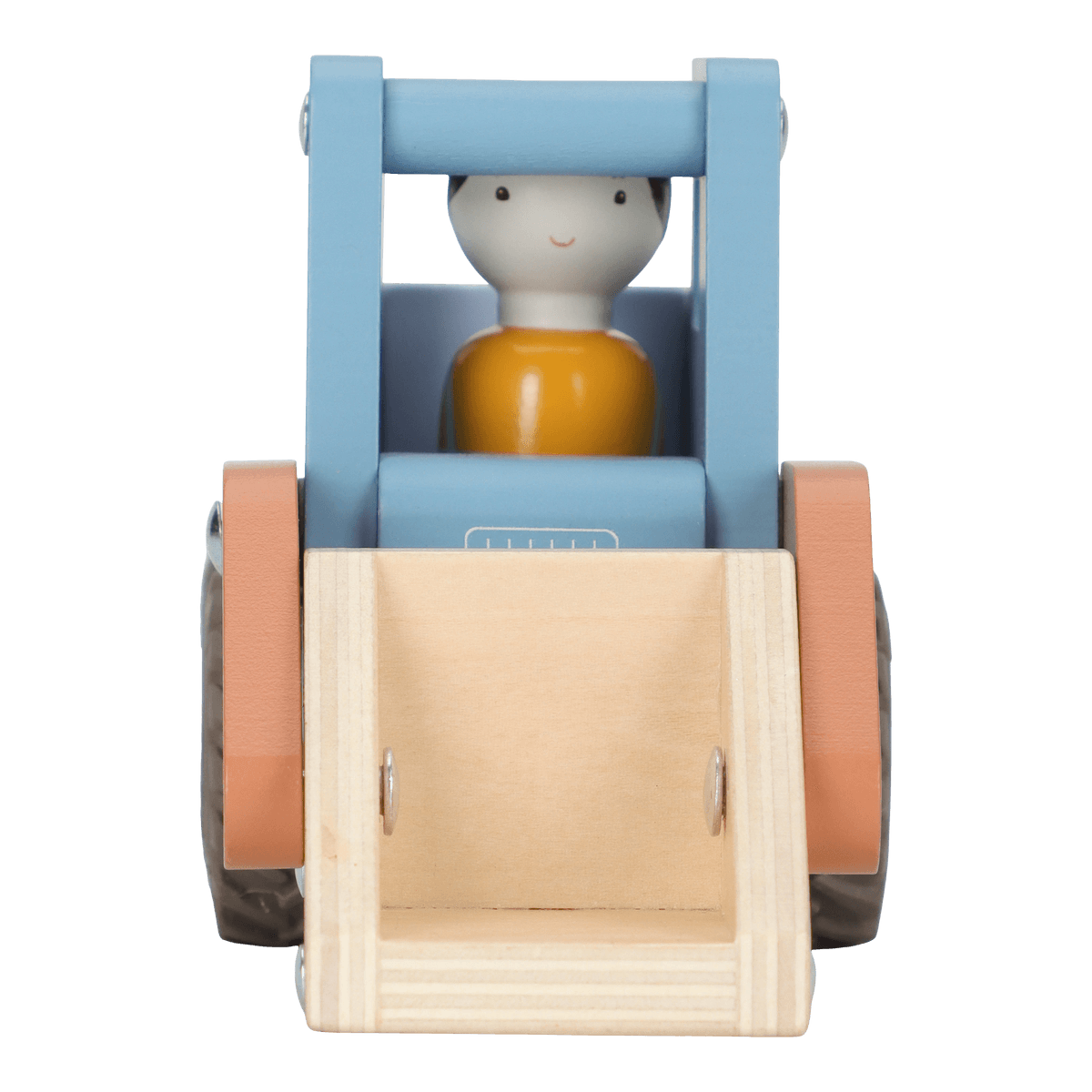 Little Dutch LD2532 Holzauto Schaufelbagger mit Holzfigur – Bild 4
