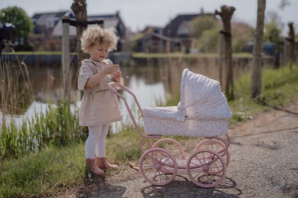 Little Dutch LD4586 Puppenwagen weiche Blumen – Bild 5