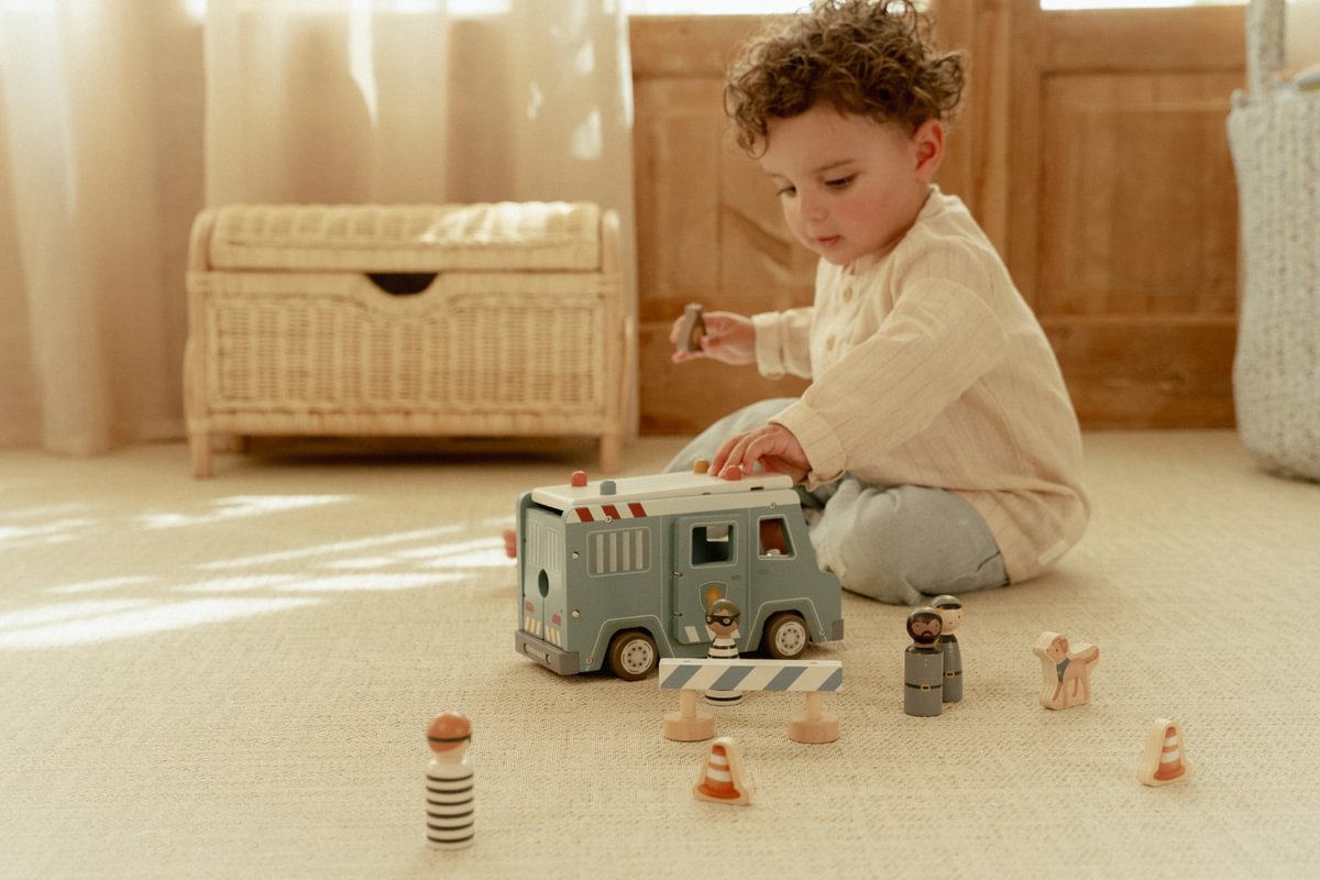 Little Dutch LD2541 Holzauto Polizei – Bild 2