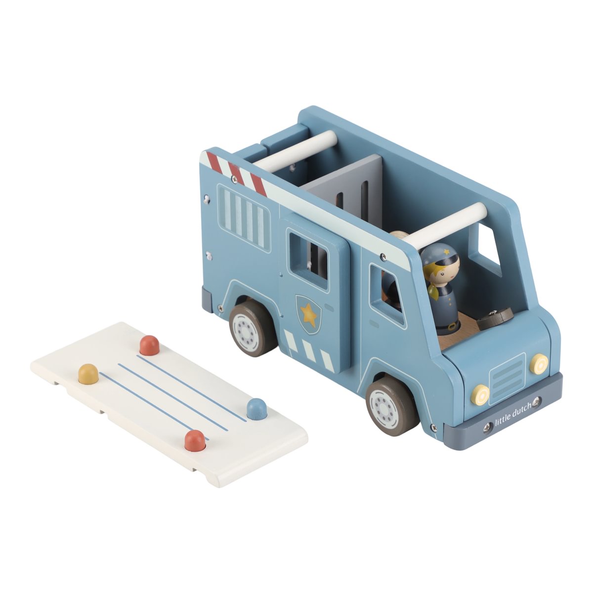 Little Dutch LD2541 Holzauto Polizei – Bild 8