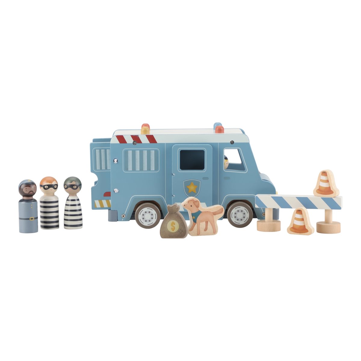 Little Dutch LD2541 Holzauto Polizei – Bild 7