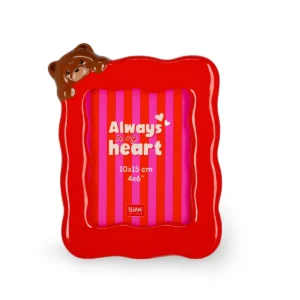 Legami Tisch Bilderrahmen aus Kermik Teddybär