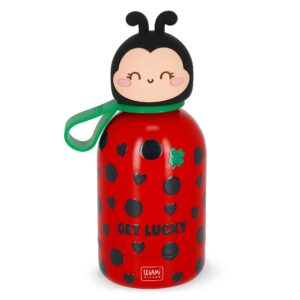 Legami Thermosflasche für Kinder – Hot&Cold BFF Marienkäfer Ladybug